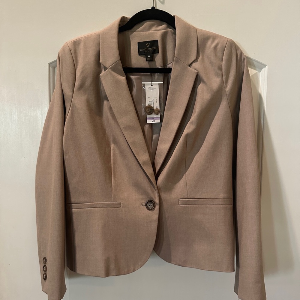 Worthington Classic Beige Blazer